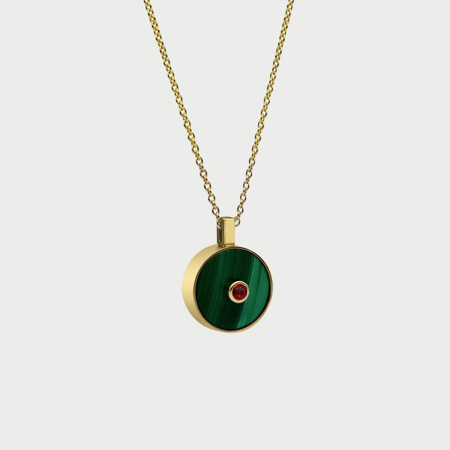 Le Collier N.3 Malachite & Ruby Necklace