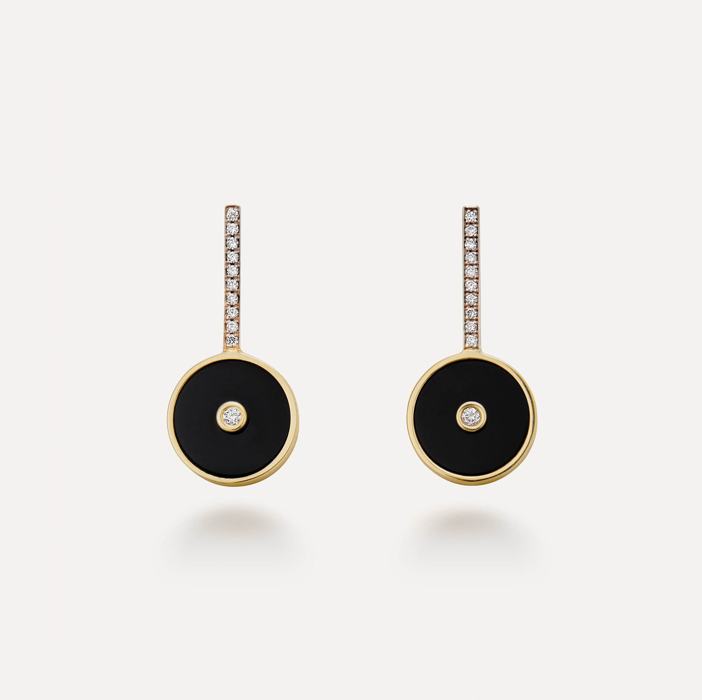 Déco Onyx & Diamonds Earrings