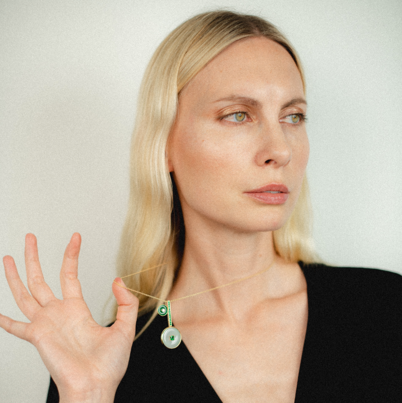 Clé N.1 jade necklace