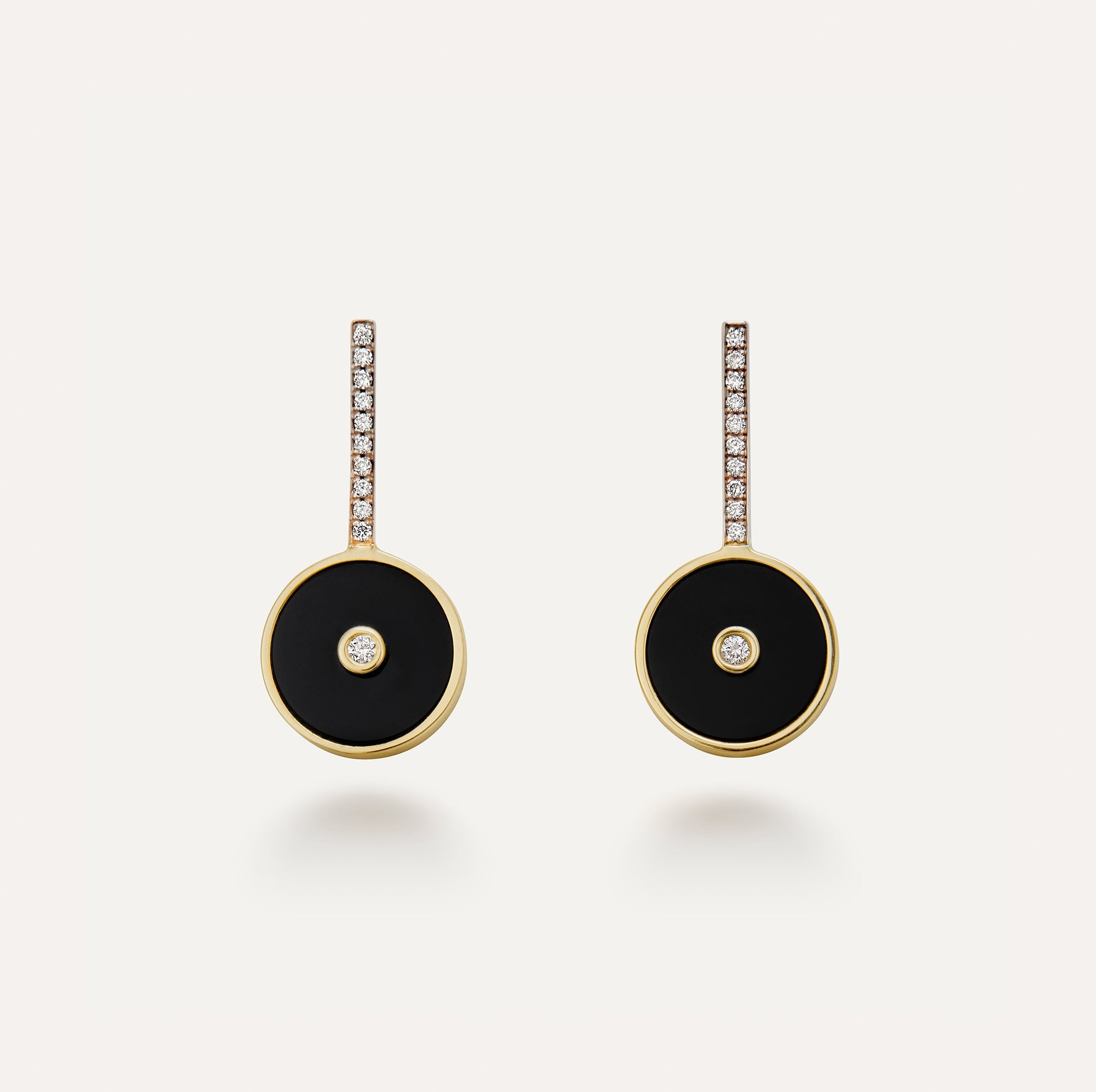 Déco Onyx & Diamonds Earrings