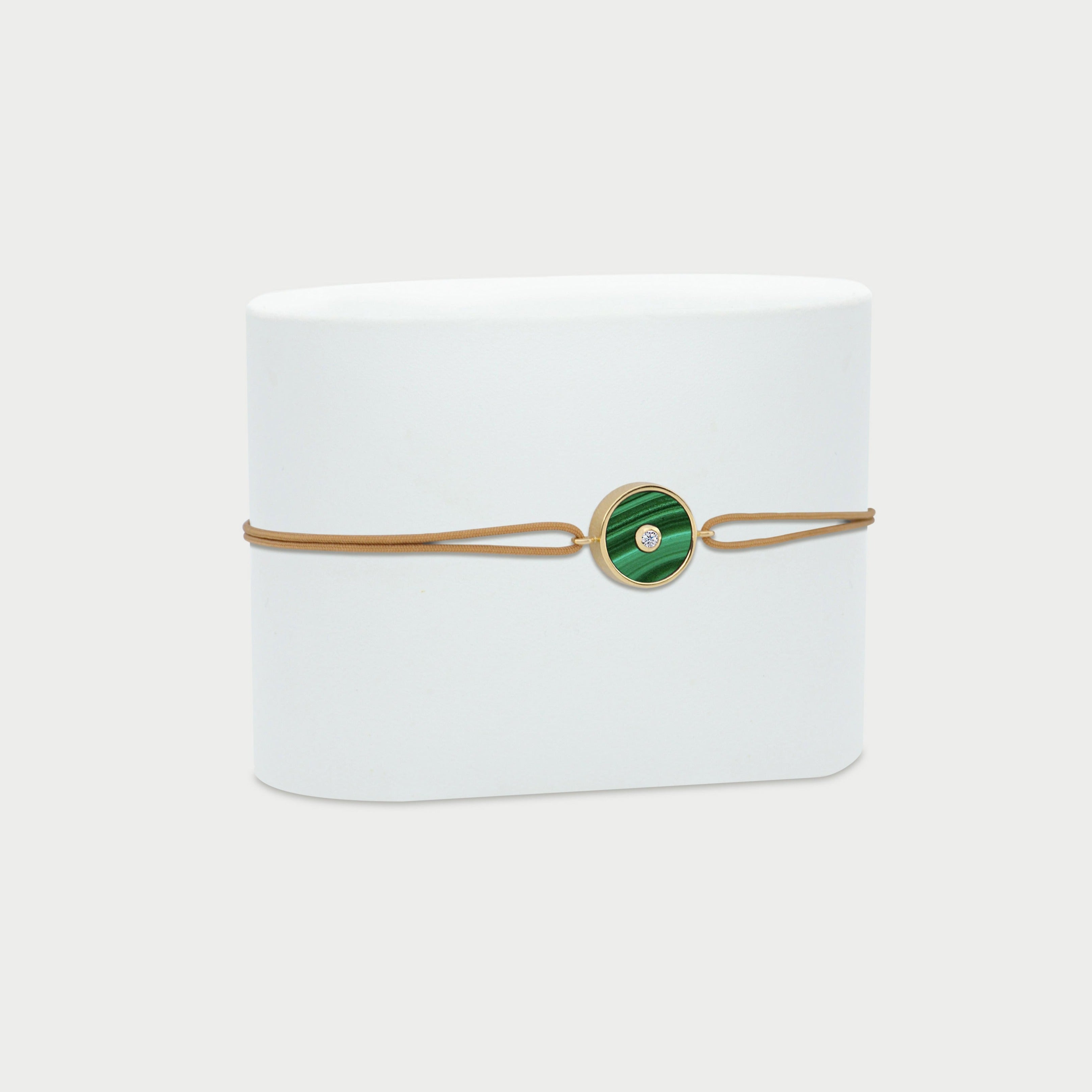 Bracelet N.1 Malachite & Diamond Bracelet