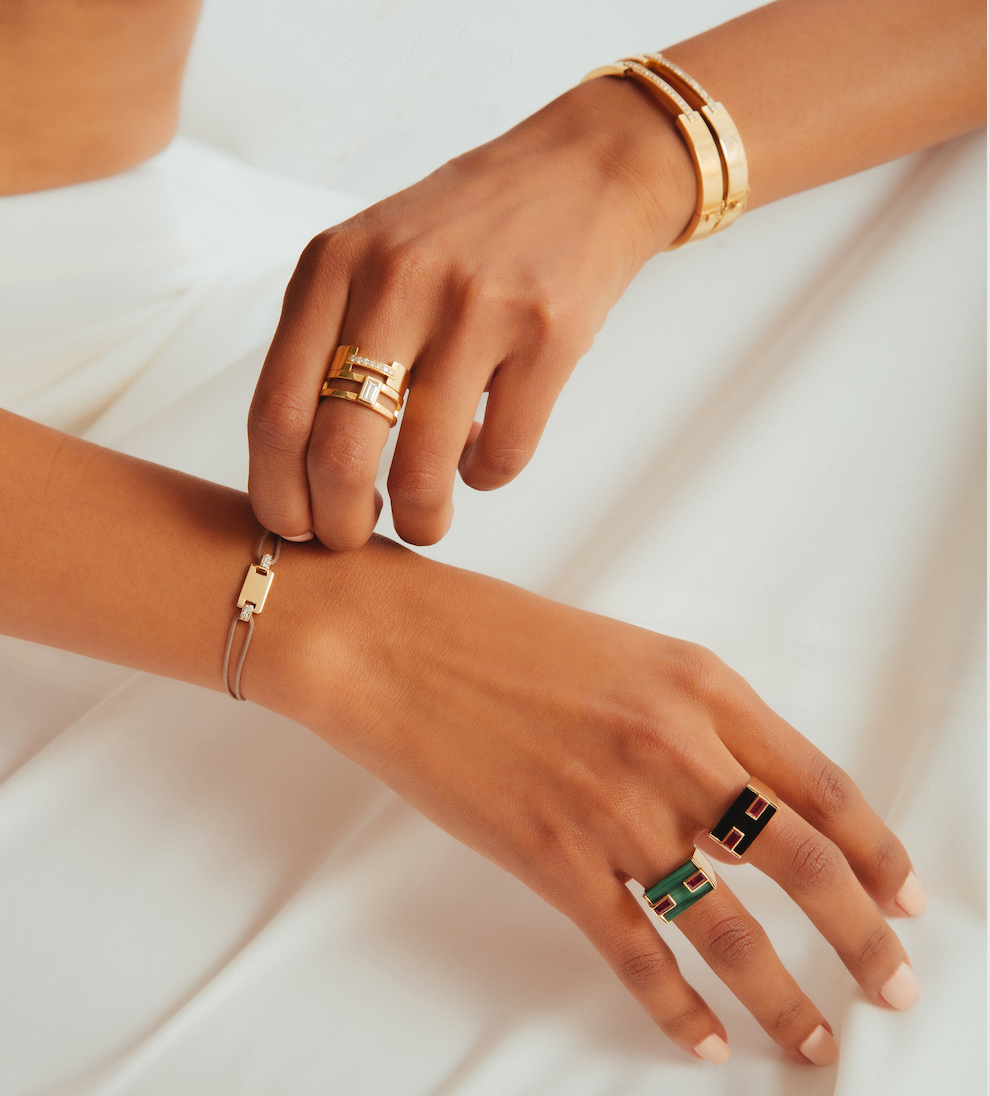 La Ligne Gold & Diamonds Ring