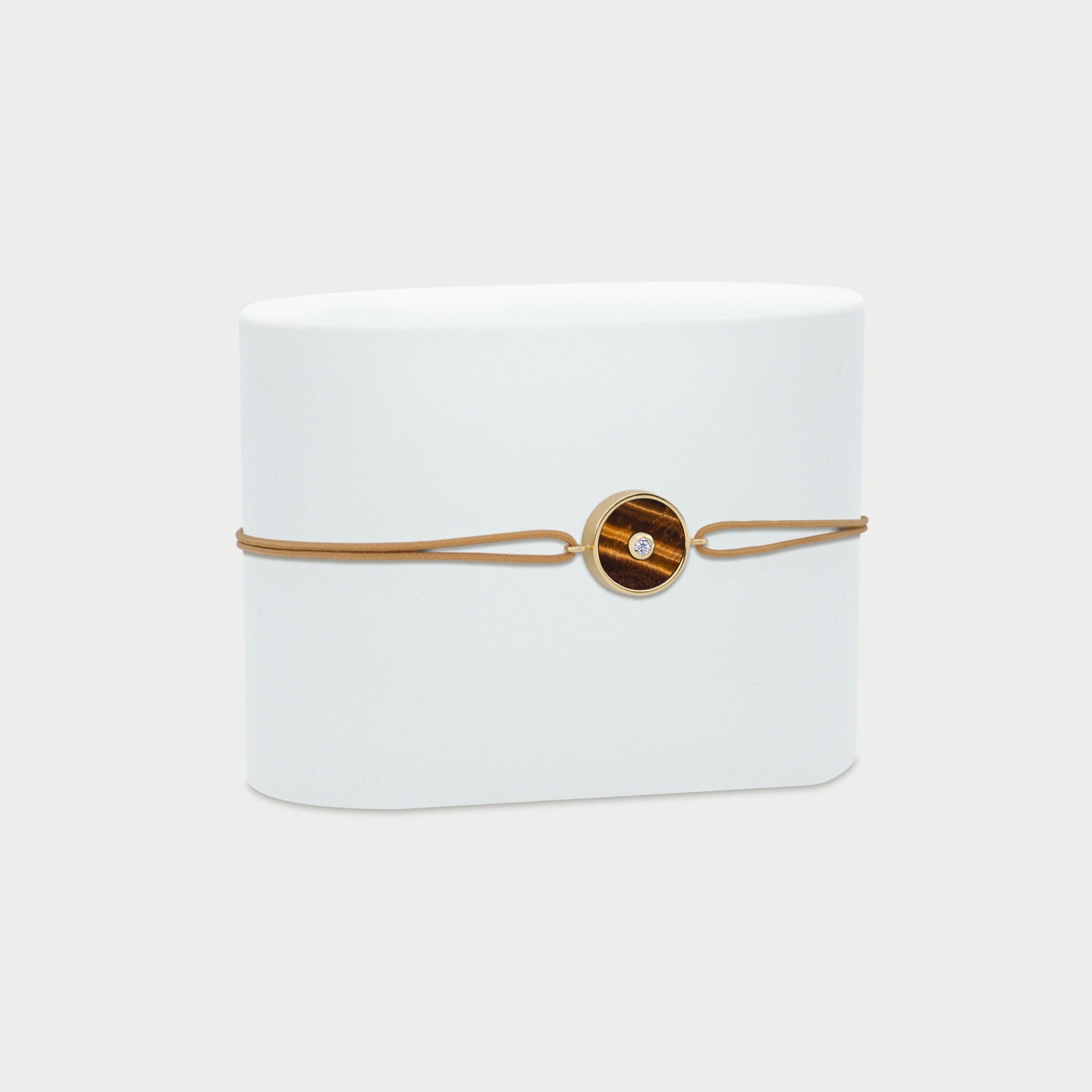 Bracelet N.1 Tiger Eye & Diamond Bracelet